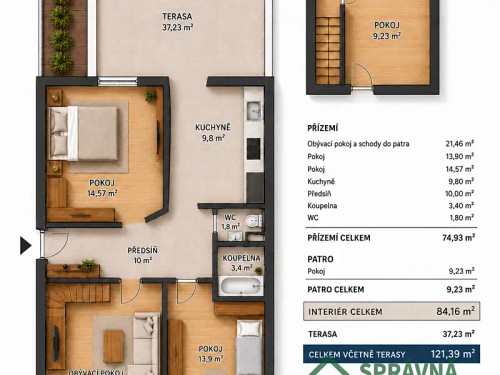 Prodej bytu 4+1 122 m²