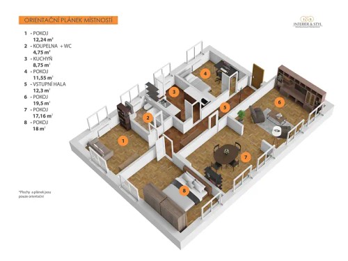 Prodej bytu 5+1 110 m²