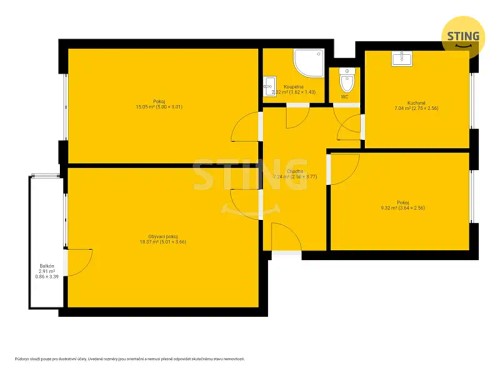Prodej bytu 3+1 64 m²
