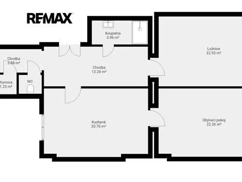 Prodej bytu 2+1 90 m²