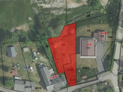 Prodej stavebního pozemku 823 m²