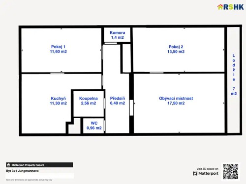 Prodaný byt 3+1 65 m²