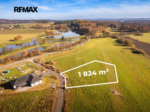 Prodej stavebního pozemku 1824 m²