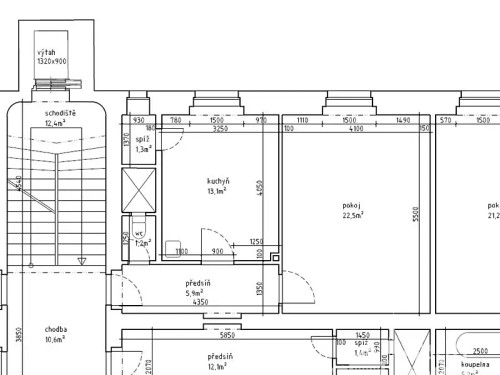 Prodaný byt 2+kk 44 m²
