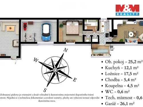 Prodej domu 92 m², pozemek 3026 m²