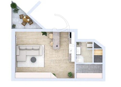 Prodej bytu 1+kk 44 m²