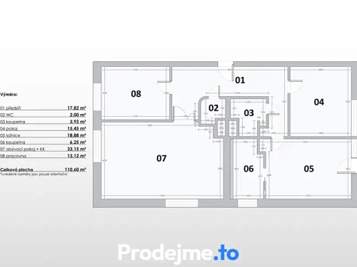 Prodej bytu 4+kk 112 m²