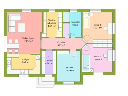 Prodej domu 104 m², pozemek 800 m²