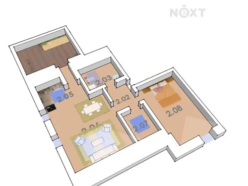 Prodej bytu 2+kk 75 m²