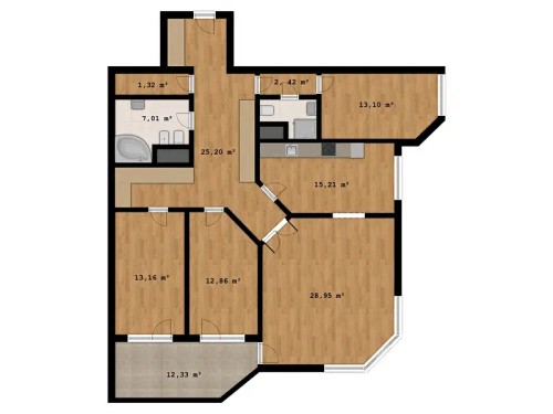 Prodaný byt 4+1 122 m²