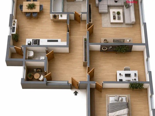 Prodej bytu 3+1 106 m²