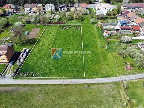 Prodej stavebního pozemku 1647 m²