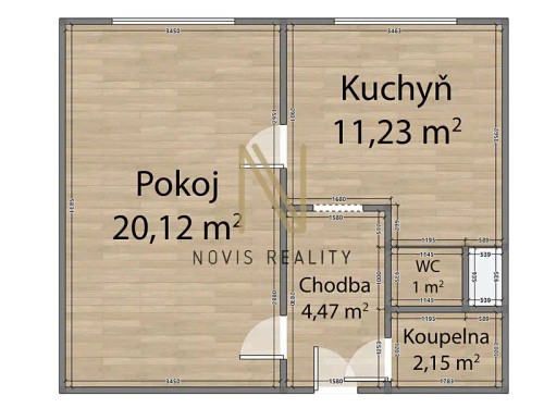 Prodej bytu 1+1 38 m²