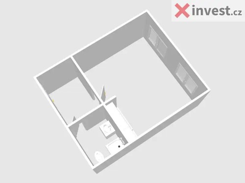 Prodaný byt 1+kk 28 m²