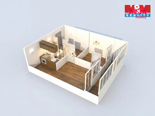 Prodaný byt 2+kk 48 m²