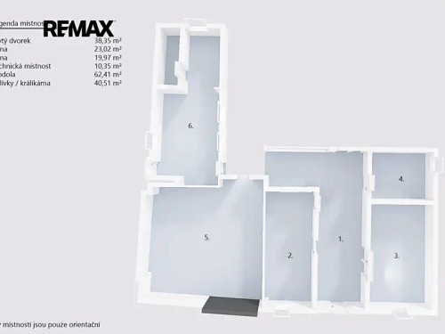 Prodej stavebního pozemku 4065 m²