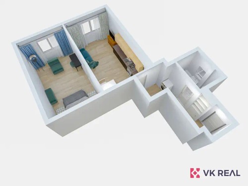 Prodej bytu 2+kk 50 m²