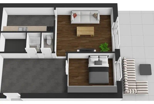 Prodej bytu 2+1 56 m²