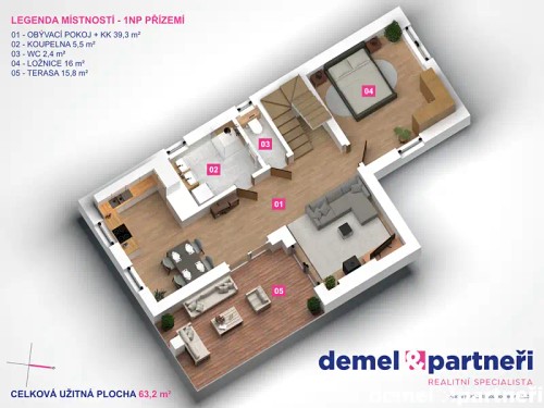 Prodej bytu 4+kk 160 m²