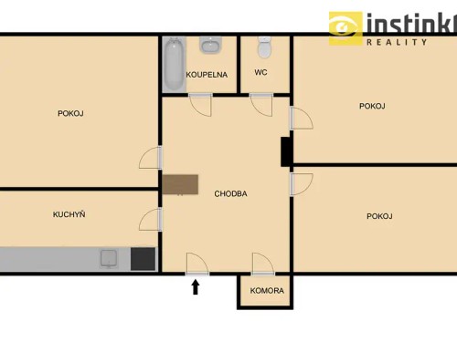 Prodej bytu 3+1 81 m²
