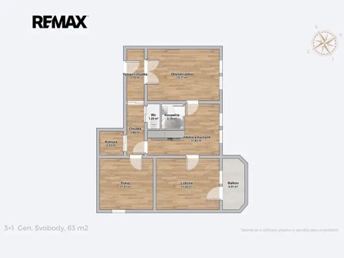 Prodaný byt 3+1 71 m²