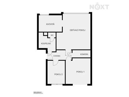 Prodej bytu 3+1 72 m²