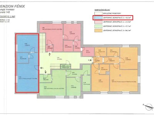 Prodej bytu 2+kk 43 m²