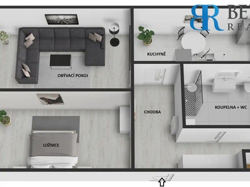 Prodaný byt 2+1 59 m²