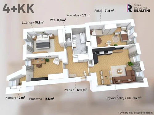 Prodej bytu 3+1 94 m²