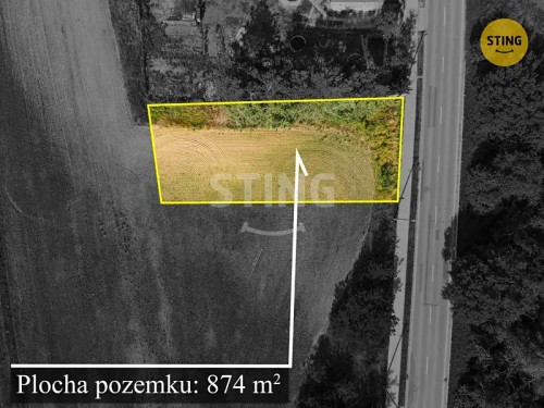 Prodej stavebního pozemku 874 m²