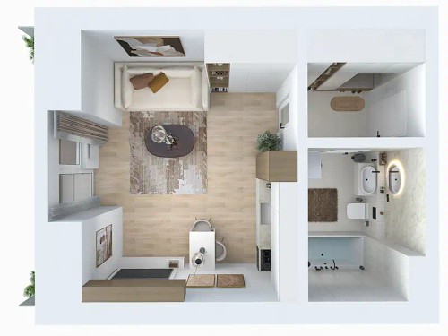 Prodaný byt 1+kk 30 m²