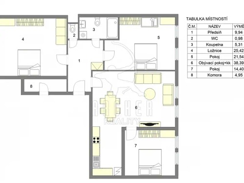 Prodej bytu 4+kk 123 m²