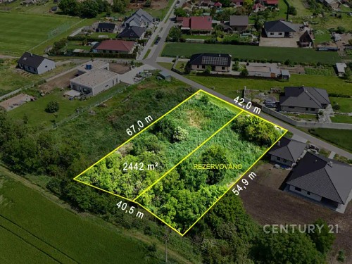 Prodej stavebního pozemku 1221 m²