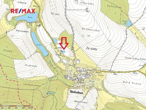 Prodej stavebního pozemku 1416 m²