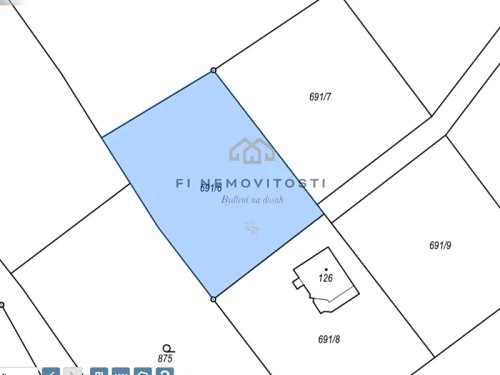 Prodej stavebního pozemku 1178 m²