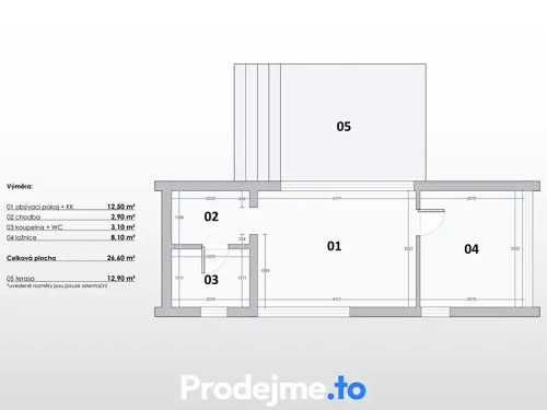 Prodej chaty 27 m², pozemek 737 m²