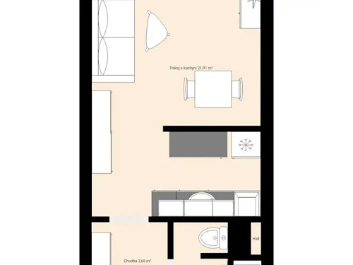 Prodej bytu 1+kk 29 m²