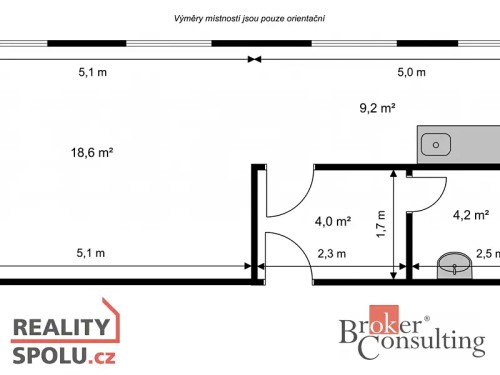 Prodaný byt 1+1 36 m²