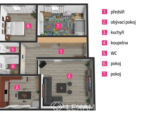 Prodaný byt 3+1 75 m²