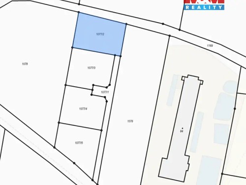 Prodej stavebního pozemku 854 m²