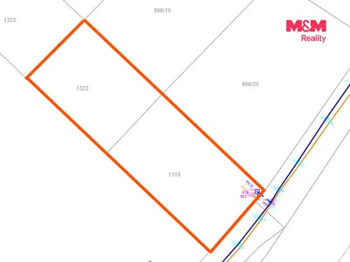 Prodej stavebního pozemku 1187 m²