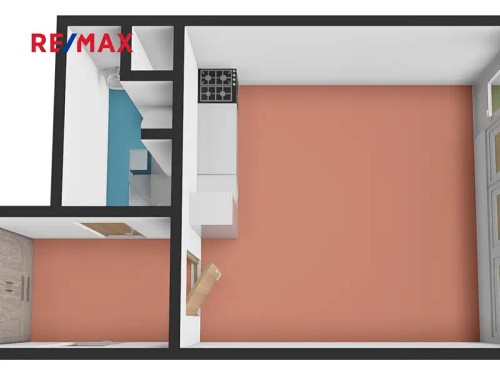 Prodaný byt 1+kk 26 m²