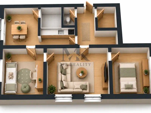 Prodej bytu 3+1 65 m²