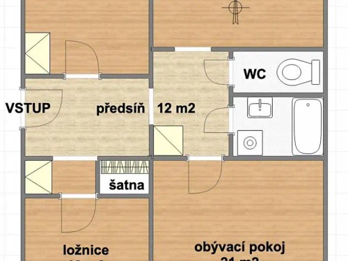Prodaný byt 3+1 73 m²