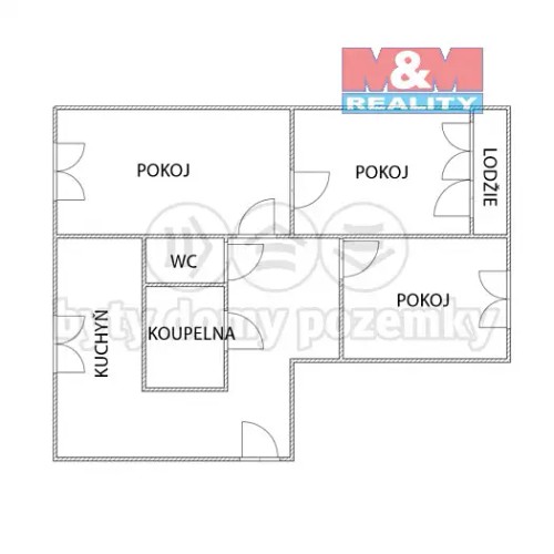 Prodaný byt 3+1 68 m²