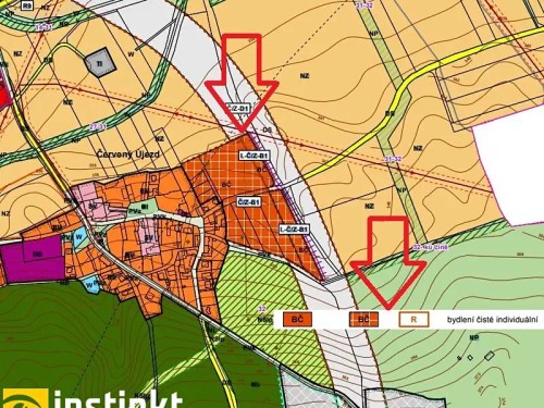 Prodej stavebního pozemku 1494 m²