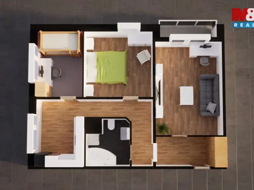 Prodaný  byt 3+1 69 m²