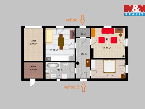 Prodej domu 59 m², pozemek 290 m²