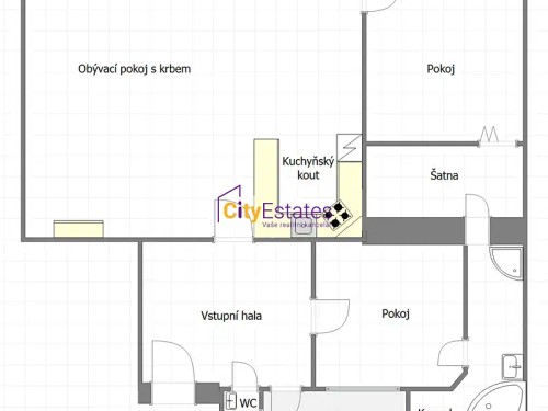 Prodej bytu 3+kk 108 m²
