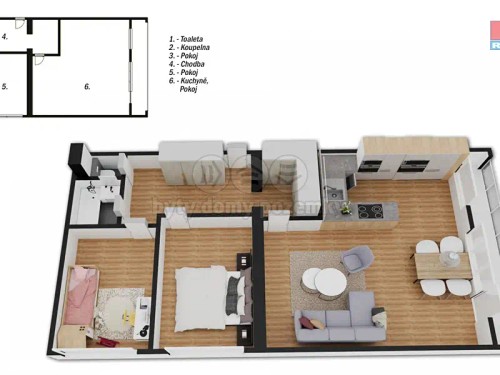 Prodaný  byt 3+kk 85 m²
